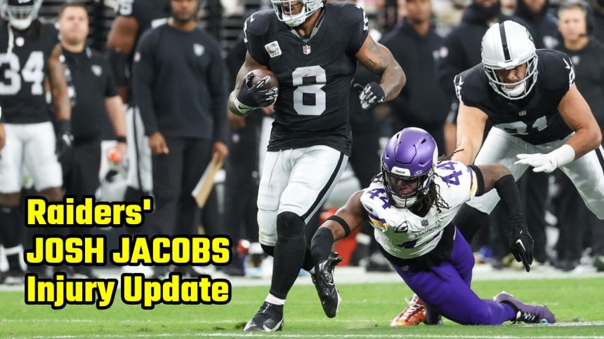 Raiders' Josh Jacobs Injury Update: